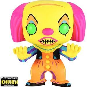 *NEW* IT Pennywise Black Light Pop! Vinyl Figure - EE Excl.